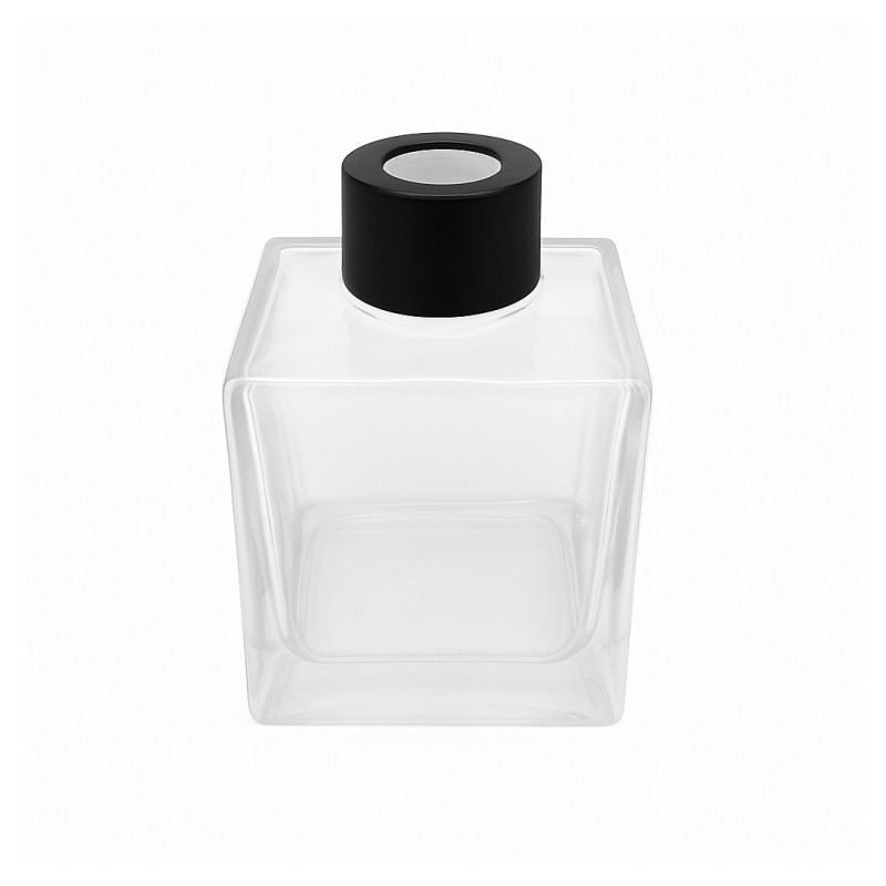 Flacon Diffuseur Carré Transparent 200ml
