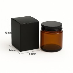 Lot Boîtes Bougies 64x64xH73mm