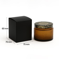Boîte Pour Bougie 75x75xH60mm