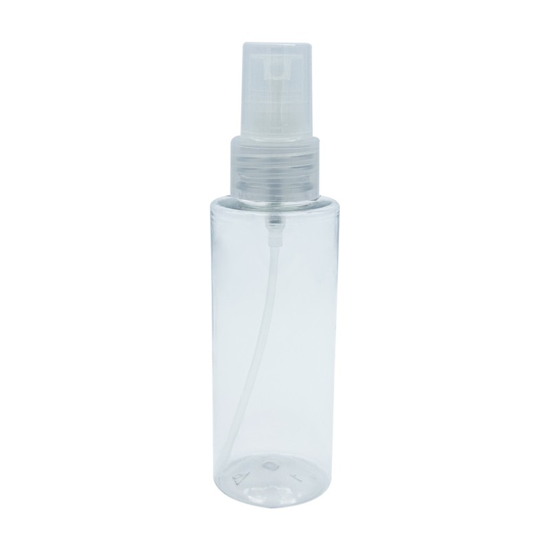 Flacon cosmétique spray type cristal en plastique PET 100ml