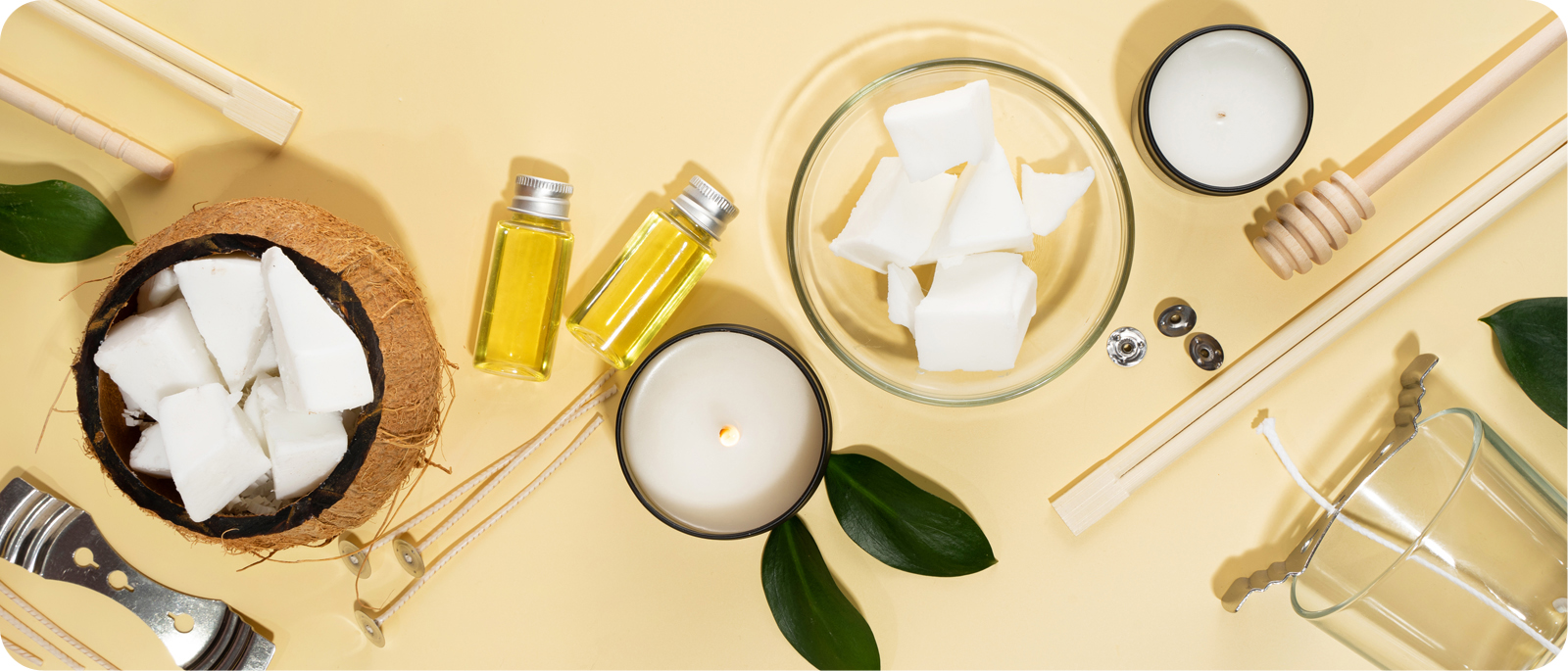 Cire de soja coco pour bougies