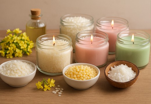 Cire végétale et colorants : bien doser pour des bougies colorées réussies