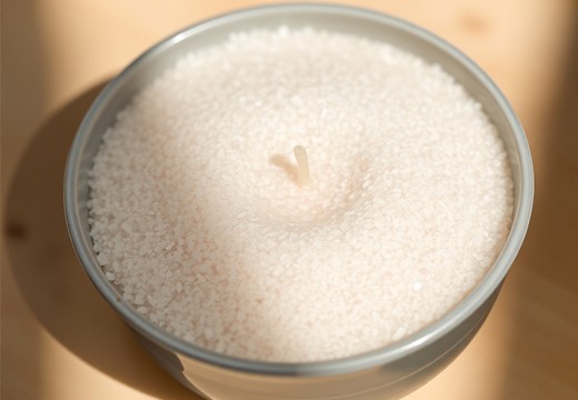Recette de bougie effet sable avec de la stéarine
