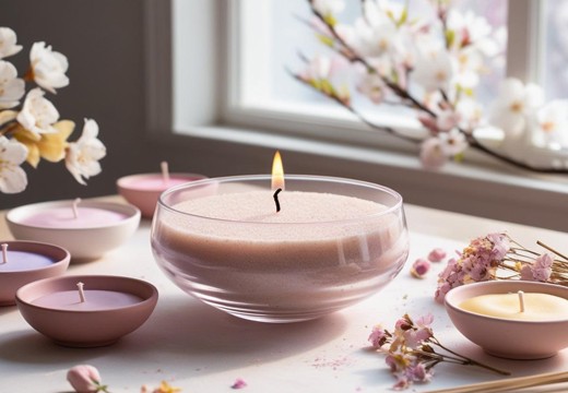 Recette de bougie effet sable avec de la stéarine