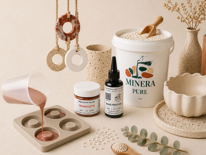 Minera - moulage en résine acrylique